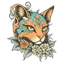 pussy tattoo design idea