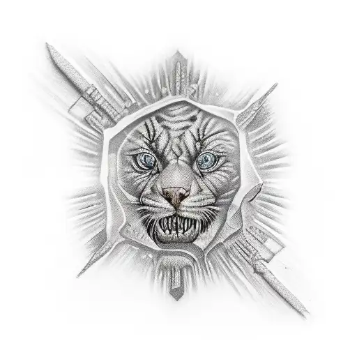 Crack tattoo design idea