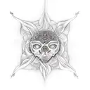 Crack tattoo design idea