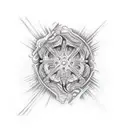 Crack tattoo design idea