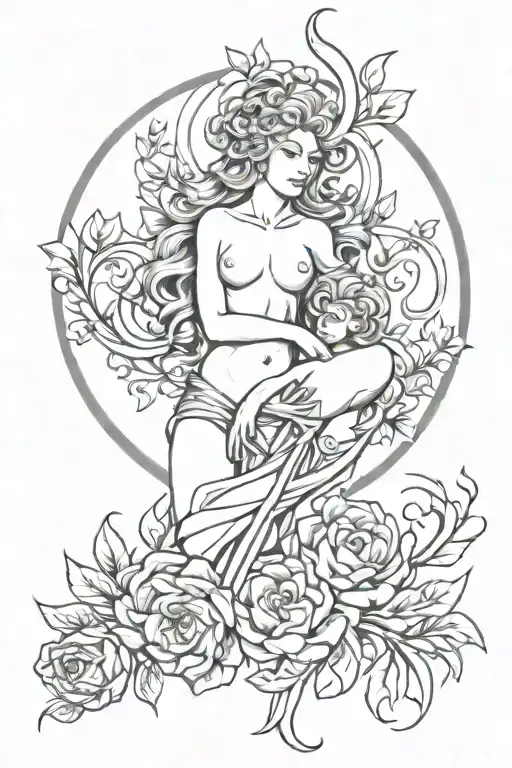 virgo leo tauras tattoo design tattoo design idea