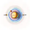 solar system with charas  tattoo design idea