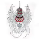 tengu tattoo design idea