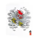 tengu tattoo design idea