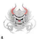tengu tattoo design idea