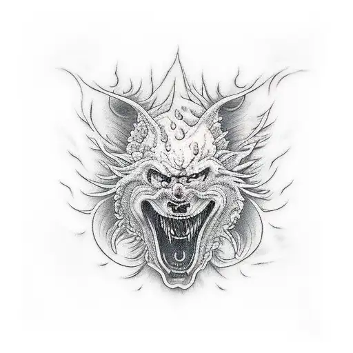 yuji itadori de jujustu kaisen  tattoo design idea