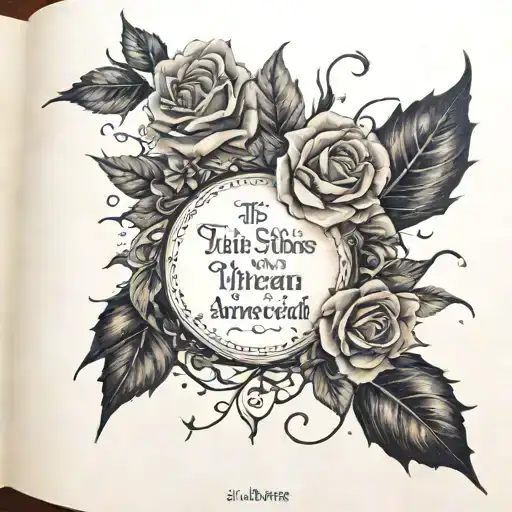 a court of thorns and roses book series themes with the quote: to the stars who listen and the dreams that are answered  tattoo design idea