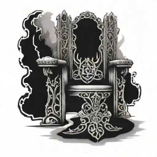 escanors throne tattoo design idea