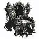 escanors throne tattoo design idea