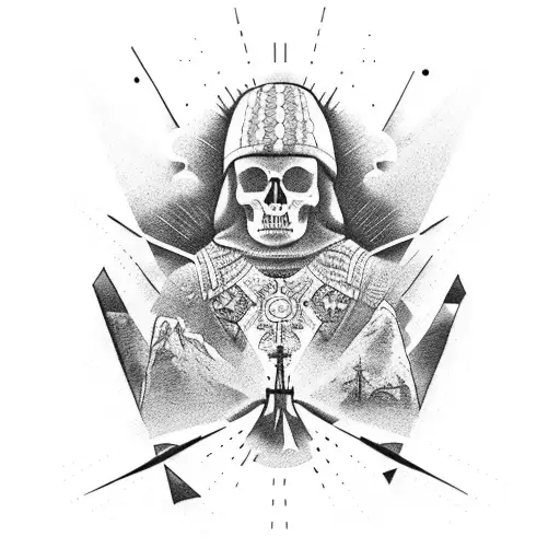 la paz bolivia skyview tattoo design idea