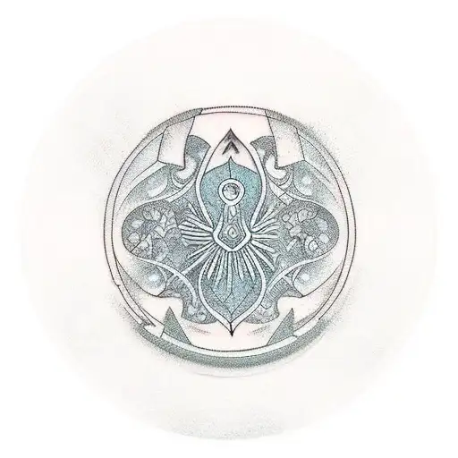 Tattoo: containing a shield will have a circular shape to frame the mermaid. You can give it an ancient or medieval styl tattoo design idea