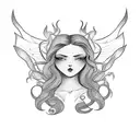 siren tattoo design idea