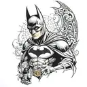 Batman tattoo design idea