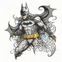Batman tattoo design idea