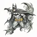 Batman tattoo design idea