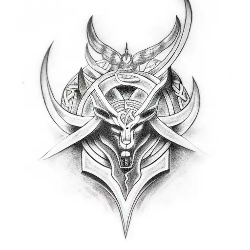 Norse pagan tattoo design idea