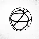 basketball  tattoo design idea