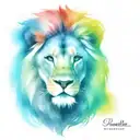 Lion tattoo design idea