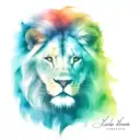 Lion tattoo design idea