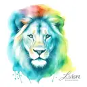 Lion tattoo design idea