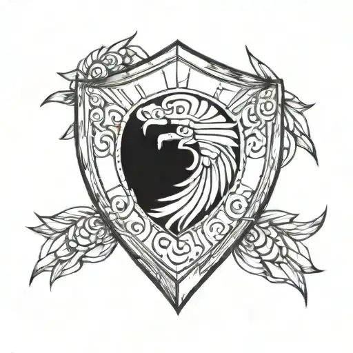 spartan shield chest tattoo design tattoo design idea