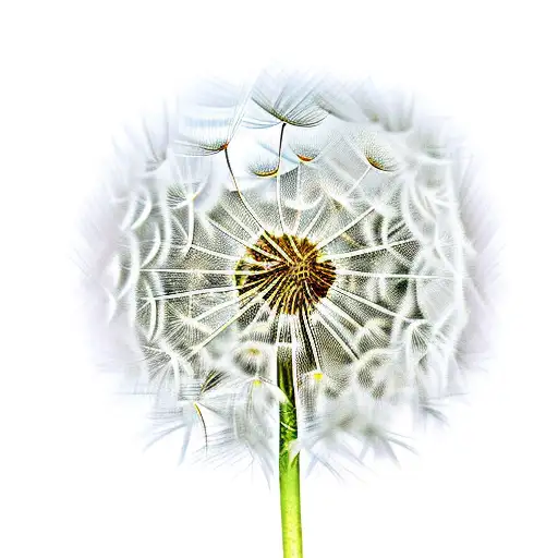 Dandelion tattoo design idea