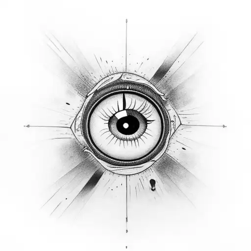 The eye in the triangle tattoo design idea