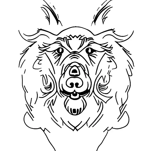 irish wolfhound tattoo design idea