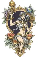 libra tattoo design idea
