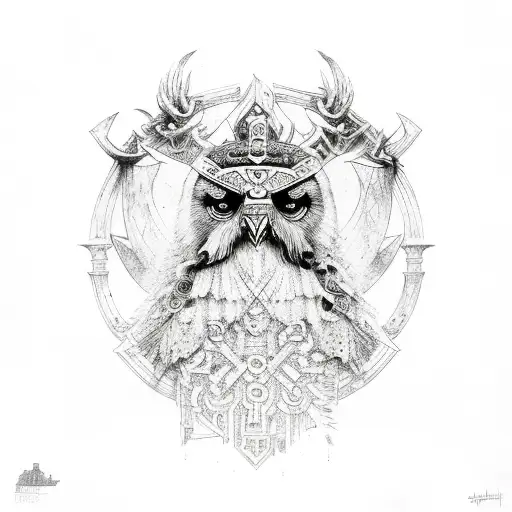Hugin og Munin tattoo design idea