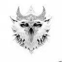 Hugin og Munin tattoo design idea