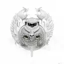 Hugin og Munin tattoo design idea