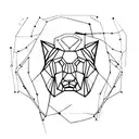 Leo constellation tattoo design idea