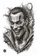 Ronaldo,The Joker,Daenerys, Ragnar lothbrok full sleeve tattoo design idea