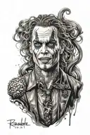 Ronaldo,The Joker,Daenerys, Ragnar lothbrok full sleeve tattoo design idea