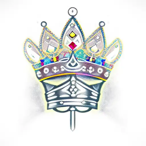 Queen's Crown tattoo design idea