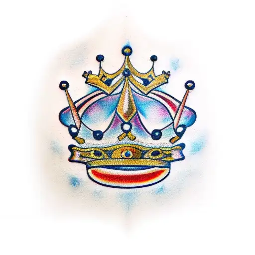 Queen's Crown tattoo design idea