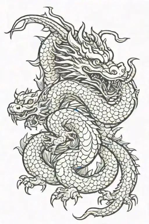 dragon chines Dragon small tattoo design idea