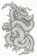 dragon chines Dragon small tattoo design idea