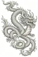 dragon chines Dragon small tattoo design idea