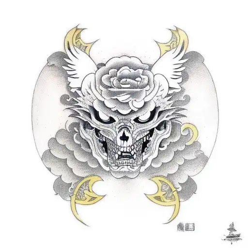  alas de ángel  tattoo design idea