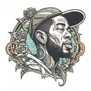 Kid cudi tattoo design idea