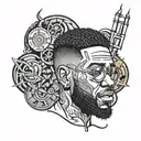 Kid cudi tattoo design idea