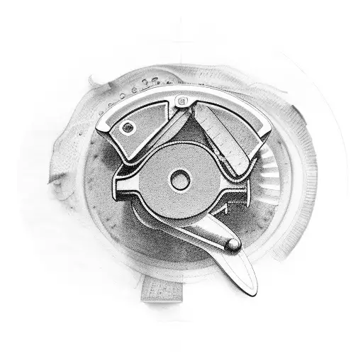 deli meat slicer tattoo design idea