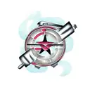 meat slicer tattoo design idea