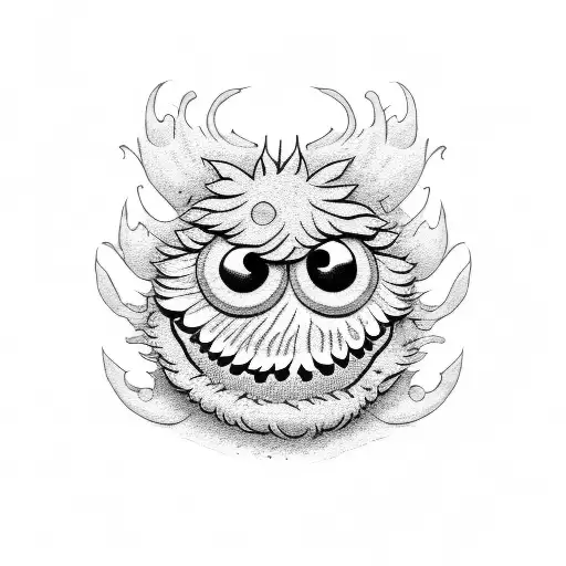 Cookie Monster  tattoo design idea