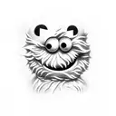 Cookie Monster  tattoo design idea