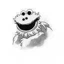 Cookie Monster  tattoo design idea