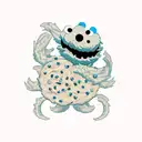 Cookie Monster  tattoo design idea