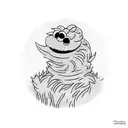 Cookie Monster  tattoo design idea